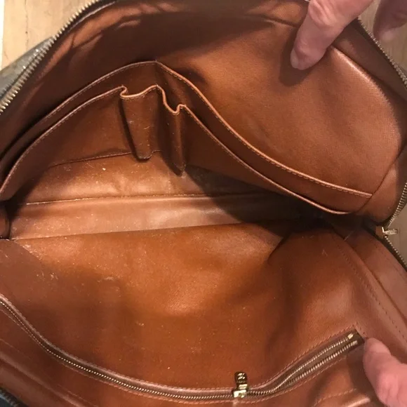 Louis Vuitton Brown Monogram PROJECT Travel Bag with Vachetta Leather Straps - Picture 3 of 10